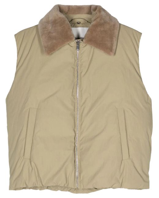 Gilet Imbottito di Nanushka in Natural
