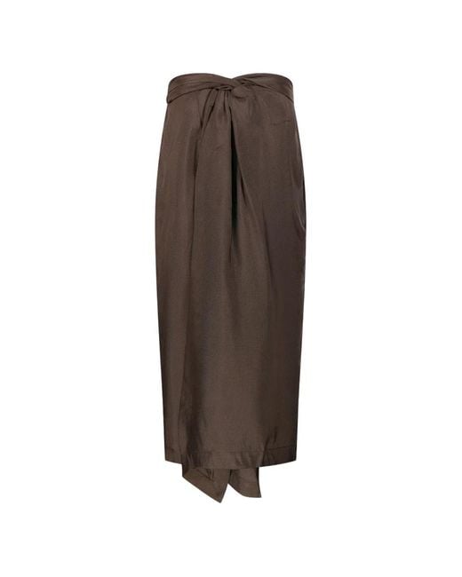 Rohe Brown Strapless Top