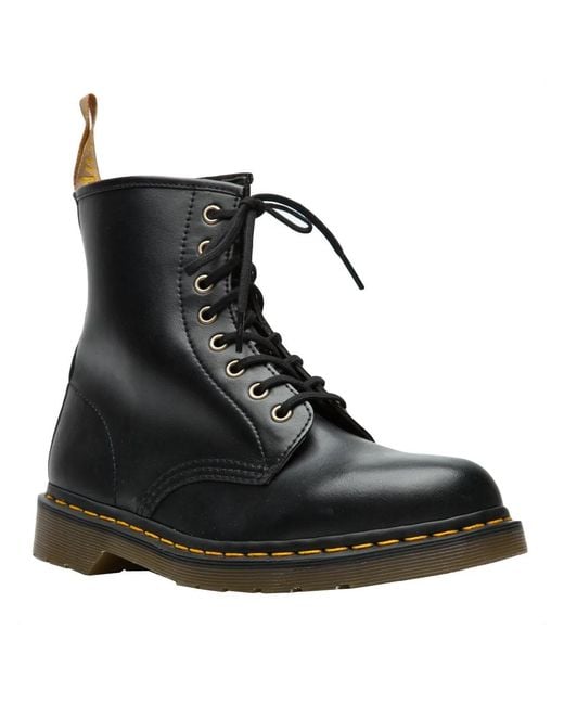 Dr. Martens Black Vegan 8 Eye Boot