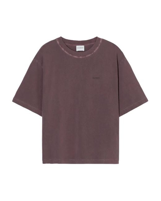 Closed Purple Organic-Cotton T-Shirt