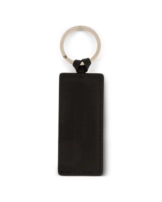 DSquared² Black Logo-Print Wallet And Keyring Set for men