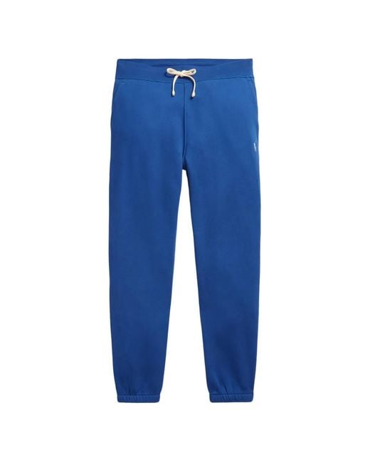 Polo Ralph Lauren Blue The Rl Fleece Tracksuit Bottoms for men