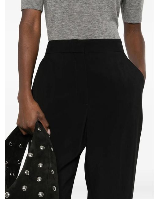 Givenchy Black Buttoned-Pocket Trousers