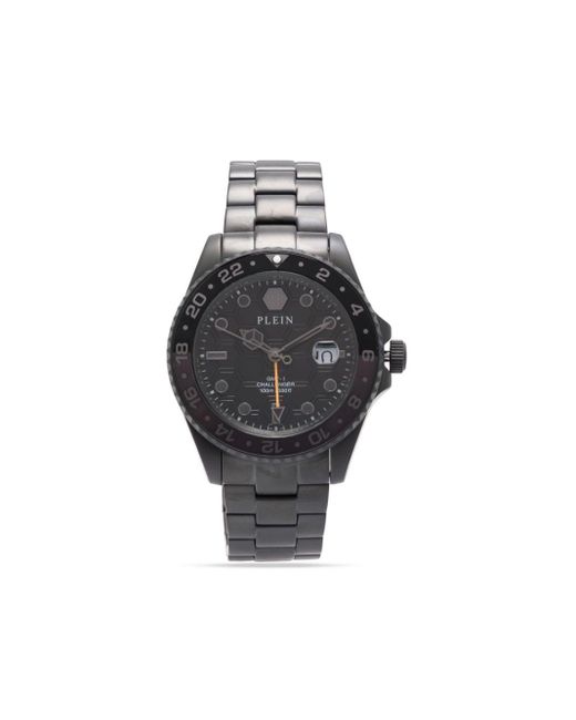 Reloj GMT-I Challenger de 49 mm Philipp Plein de hombre de color Black