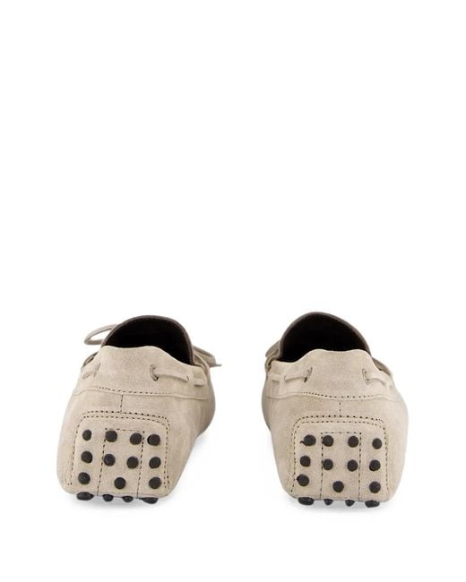 Aurélien White Softey Tie-Detail Loafers for men