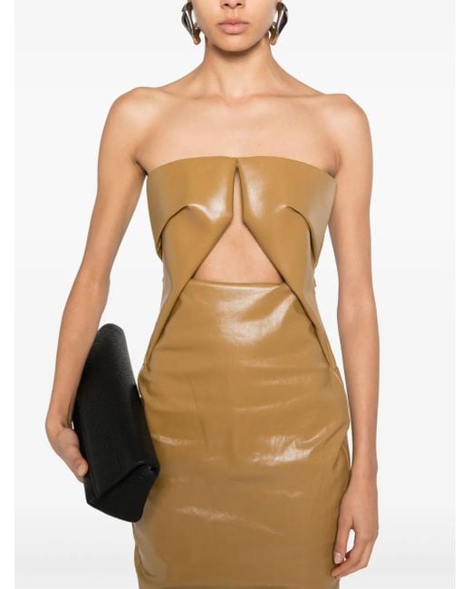 Rick Owens Metallic Prong Gown