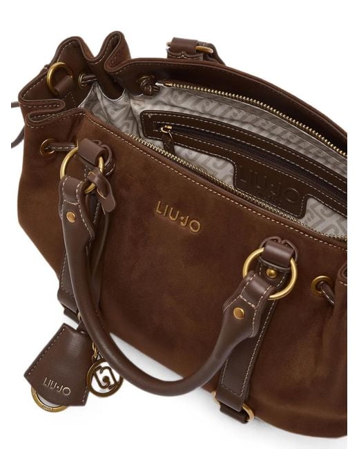 Liu Jo Brown Small Drawstring Bag