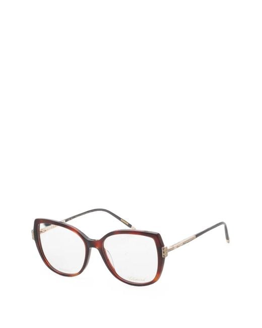 Chopard Metallic Tortoiseshell-Effect Cat-Eye Glasses