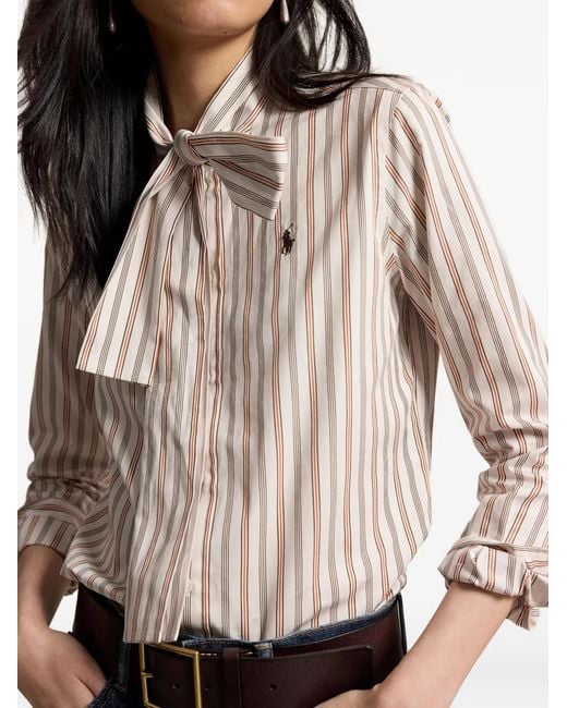 Polo Ralph Lauren White Striped Shirt