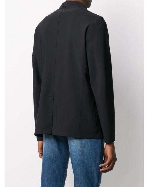 Herno Black Patch Pocket Blazer for men