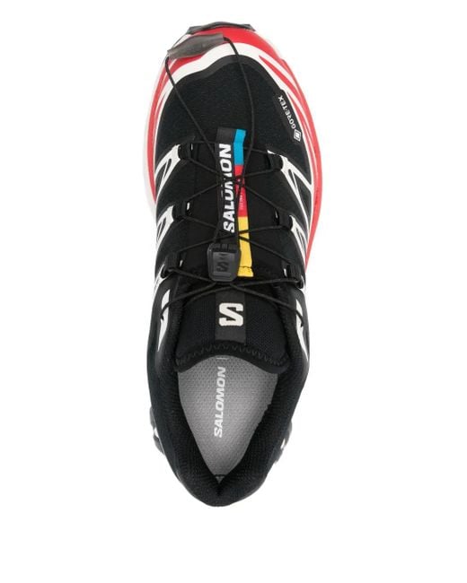 Salomon Red Xt-6 Tpu-Trimmed Gore-Tex Mesh Sneakers