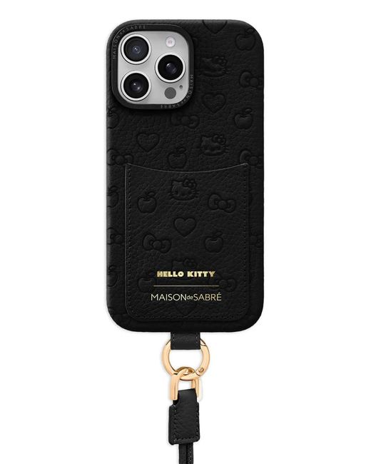 Maison De Sabre Black X Hello Kitty Sling Iphone 16 Pro Max Case