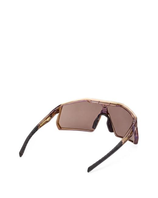 Adidas Natural Geometric-Frame Sunglasses for men