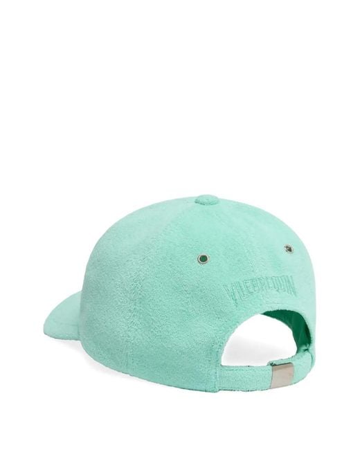 Vilebrequin Green Turtle-Embroidered Hat for men