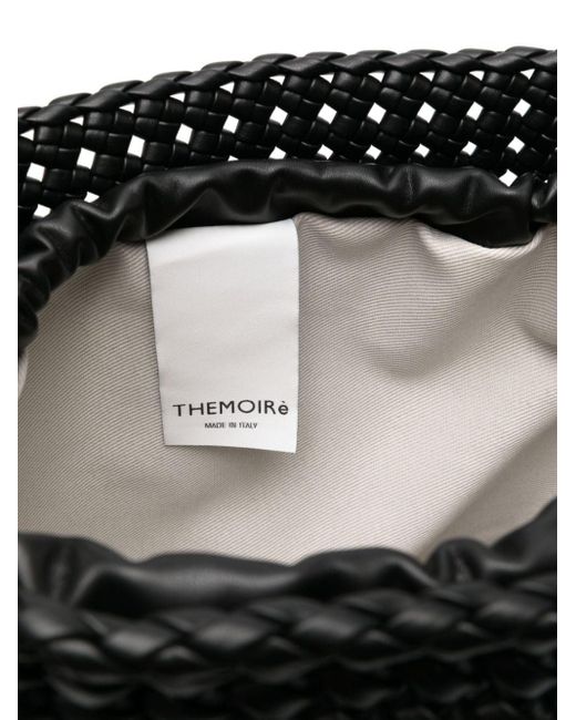 THEMOIRÈ Black Phoebe Knotted Shoulder Bag