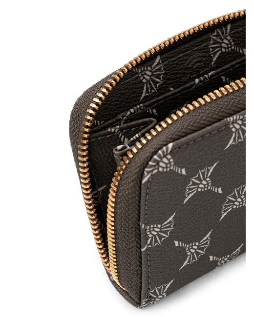 Joop! Gray Cortina Aena Patterned Zip Wallet