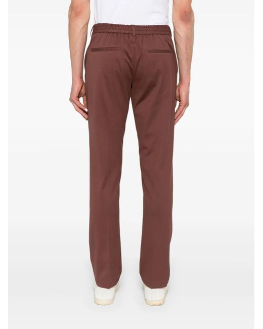 Circolo 1901 Red Piqué-Weave Trousers for men