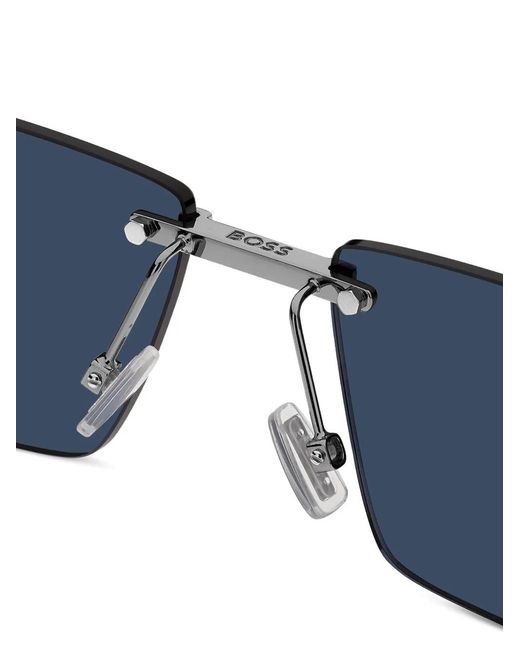 Boss Green Rectangle-Frame Sunglasses for men