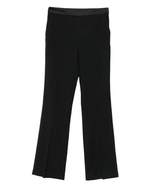 Twinset Black Straight-Leg Trousers