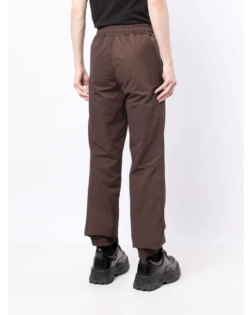 (DI)VISION Black Colour-Block Track Pants for men