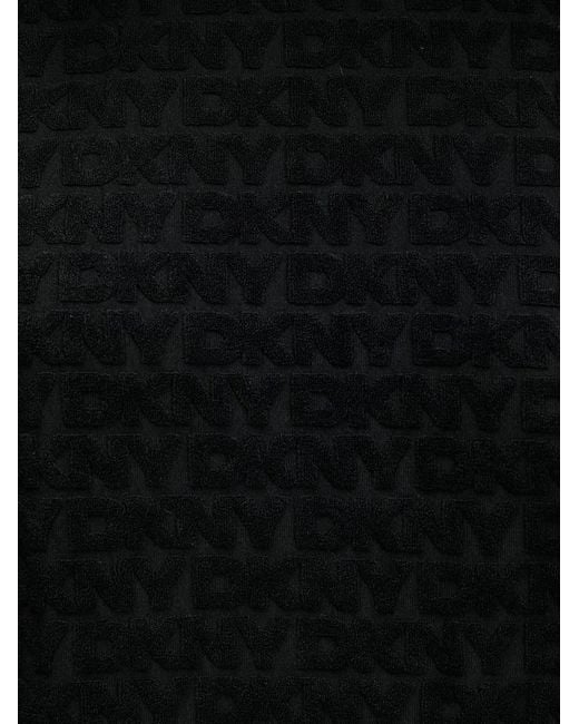 DKNY Black Escarpins À Motif Pyjama