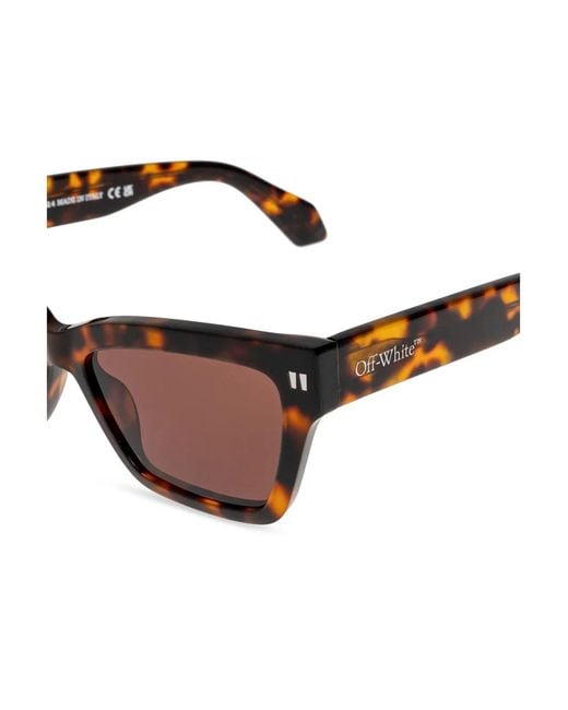 Off-White c/o Virgil Abloh Brown Cincinnati Sunglasses