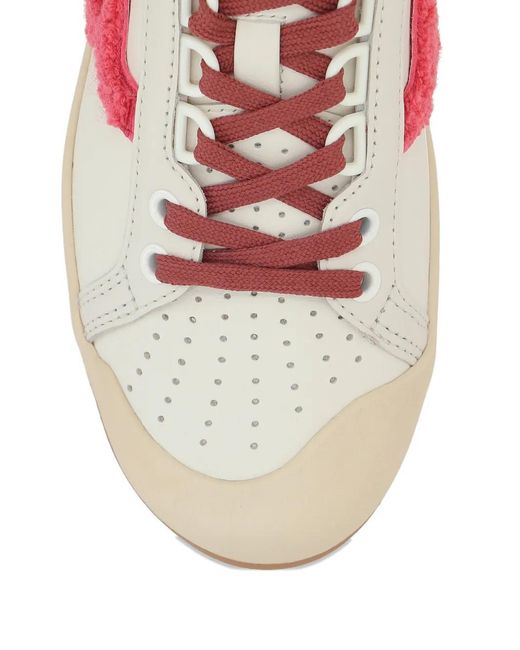 Bally Pink Lace-Up Fastening Sneakers