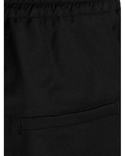 Seven Gauge Black Drawstring Shorts