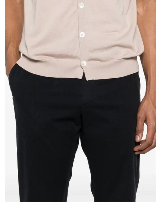 Zegna Black Tapered Chinos for men