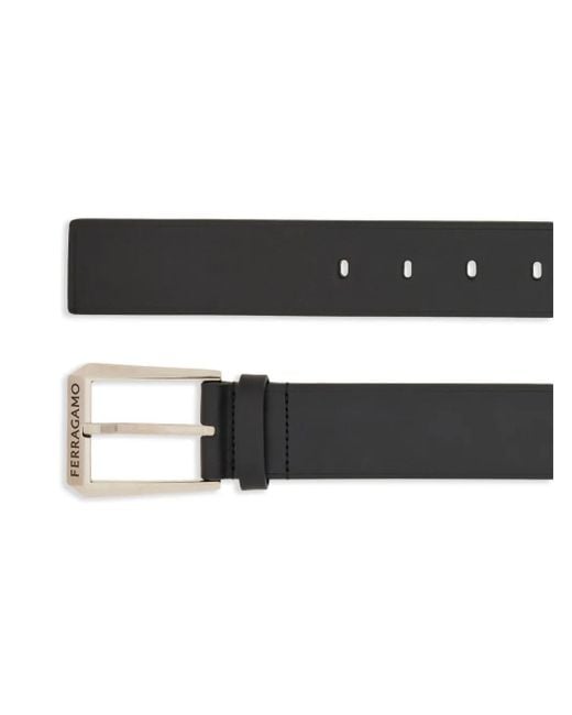 Ferragamo Black Belts for men