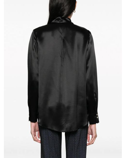 Forte_forte Black Forte_forte Satin Viscose Shirt