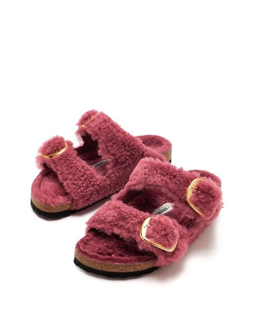 Birkenstock Red Arizona Big Buckle Sandals for men