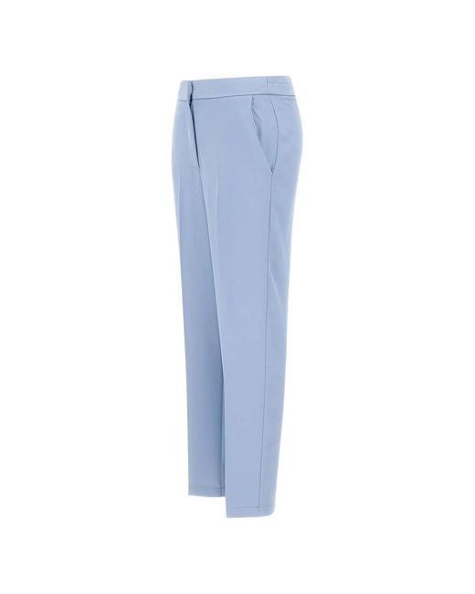 Kaos Blue Elasticated Back Crease Trousers