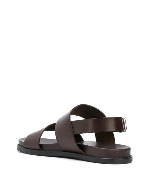 Scarosso Brown Antonio Strap Sandals for men