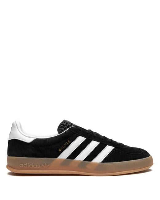 Adidas Originals Black Sports Shoes Gazele Indoor for men