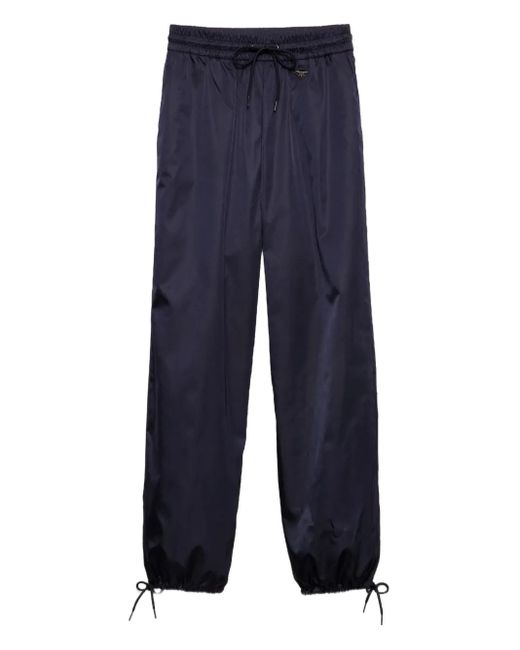 Joggers Re-Nylon Con Coulisse di Prada in Blue