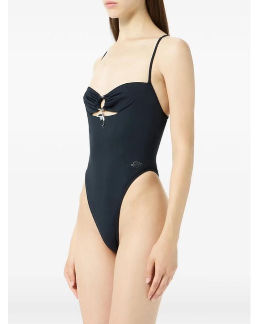 Blumarine Blue Dolphin Swimsuit