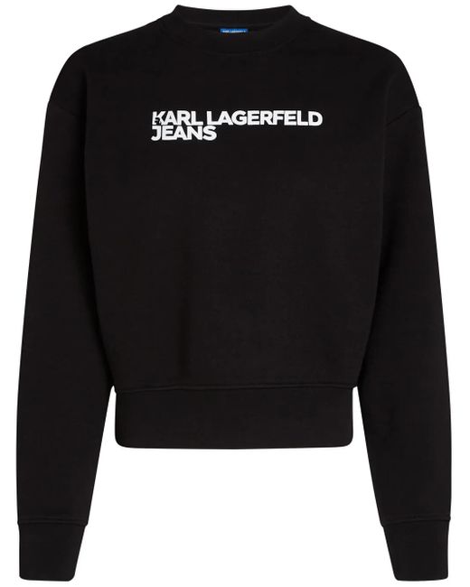 Karl Lagerfeld ロゴ スウェットシャツ Black