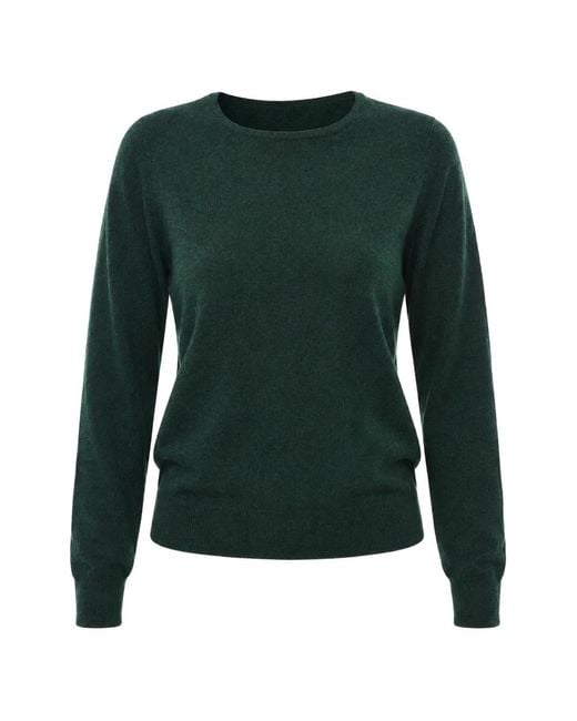 Malo Green Crew-Neck Long-Sleeve Sweater