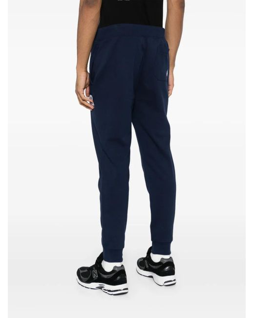 Polo Ralph Lauren Blue Logo-Embroidered Track Pants for men