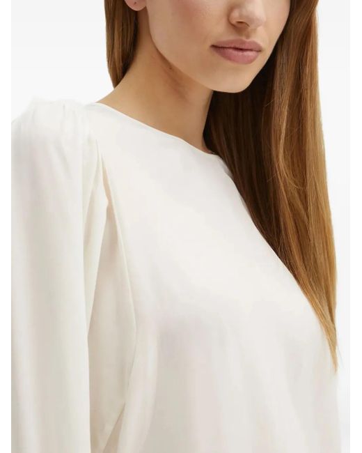 Blusa Con Maniche A Palloncino di Boss in White
