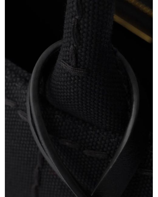 Prada Black Jardinière Cotton Canvas Mini-Bag