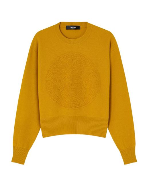 Versace メドゥーサ セーター Yellow