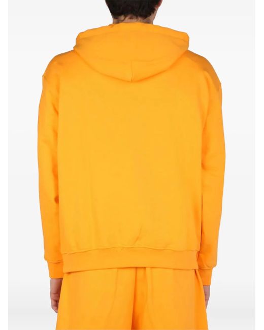 Pharmacy Industry Orange Drawstring Hoodie for men