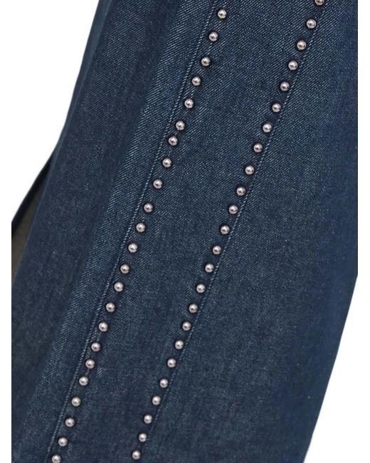 Gestuz Blue Rockiegz Studded Maxi Skirt