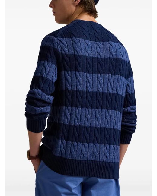 Polo Ralph Lauren Blue Polo Pony Jumper for men