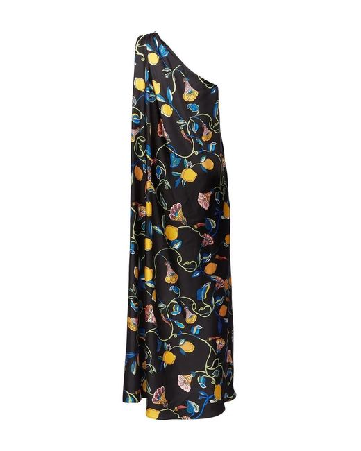 LaDoubleJ Blue Roy One-Shoulder Dress