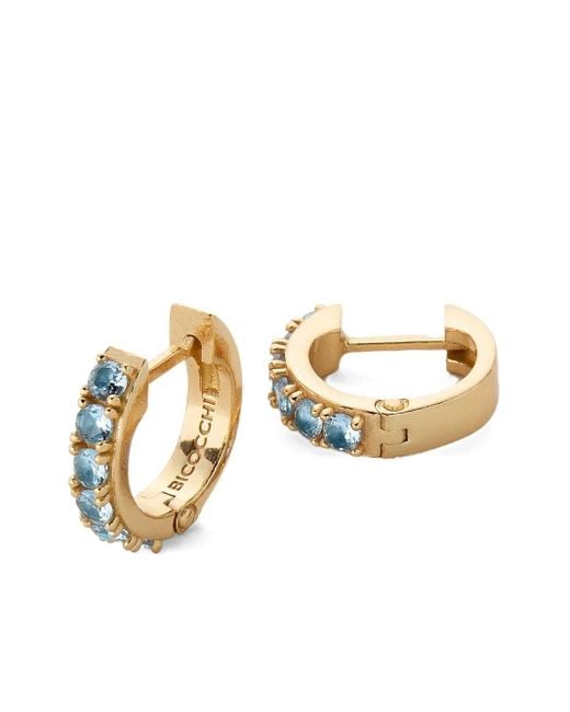 Emanuele Bicocchi Metallic Embellished Hoop Earrings