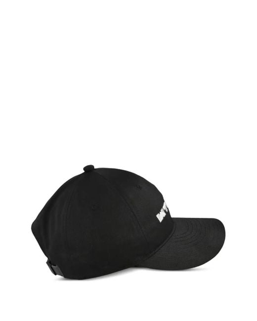 (w)taps Black T-6M 03 Front-Logo Cap for men