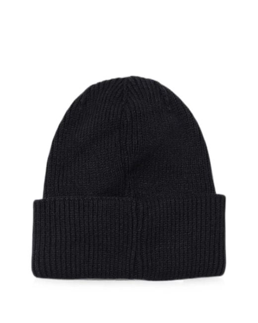 Colmar Blue Chenille-Effect Ribbed-Knit Beanie